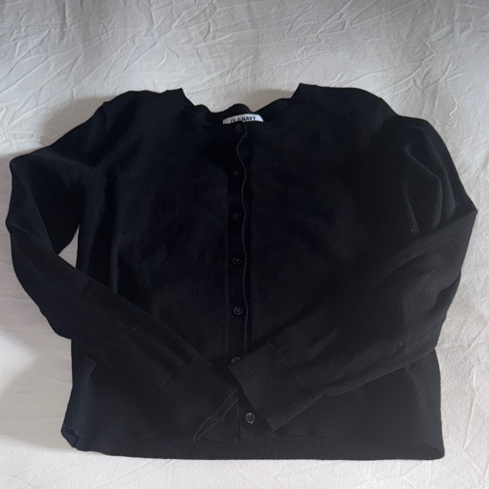 Old Navy Charcoal Knit Cardigan